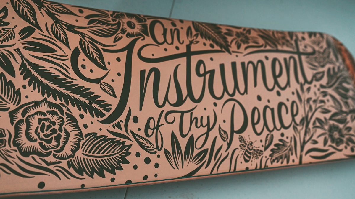 a close up of a sign on a wall