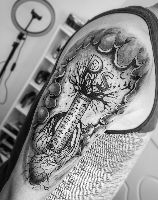 Realistic Tattoo Shading with Procreate Tattoo Brushes Explained